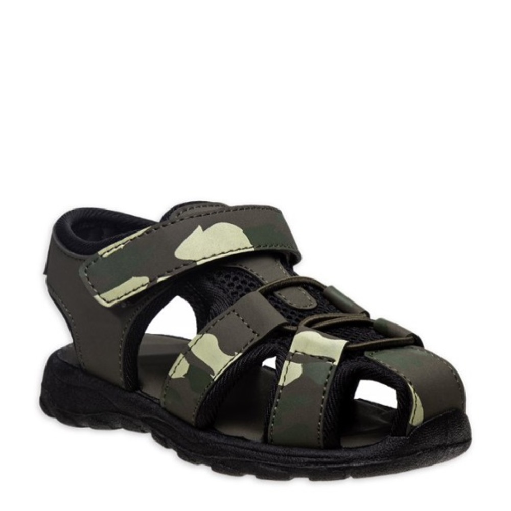 Rugged Bear Camo Caged Close Toe Active  Toddler Sandal